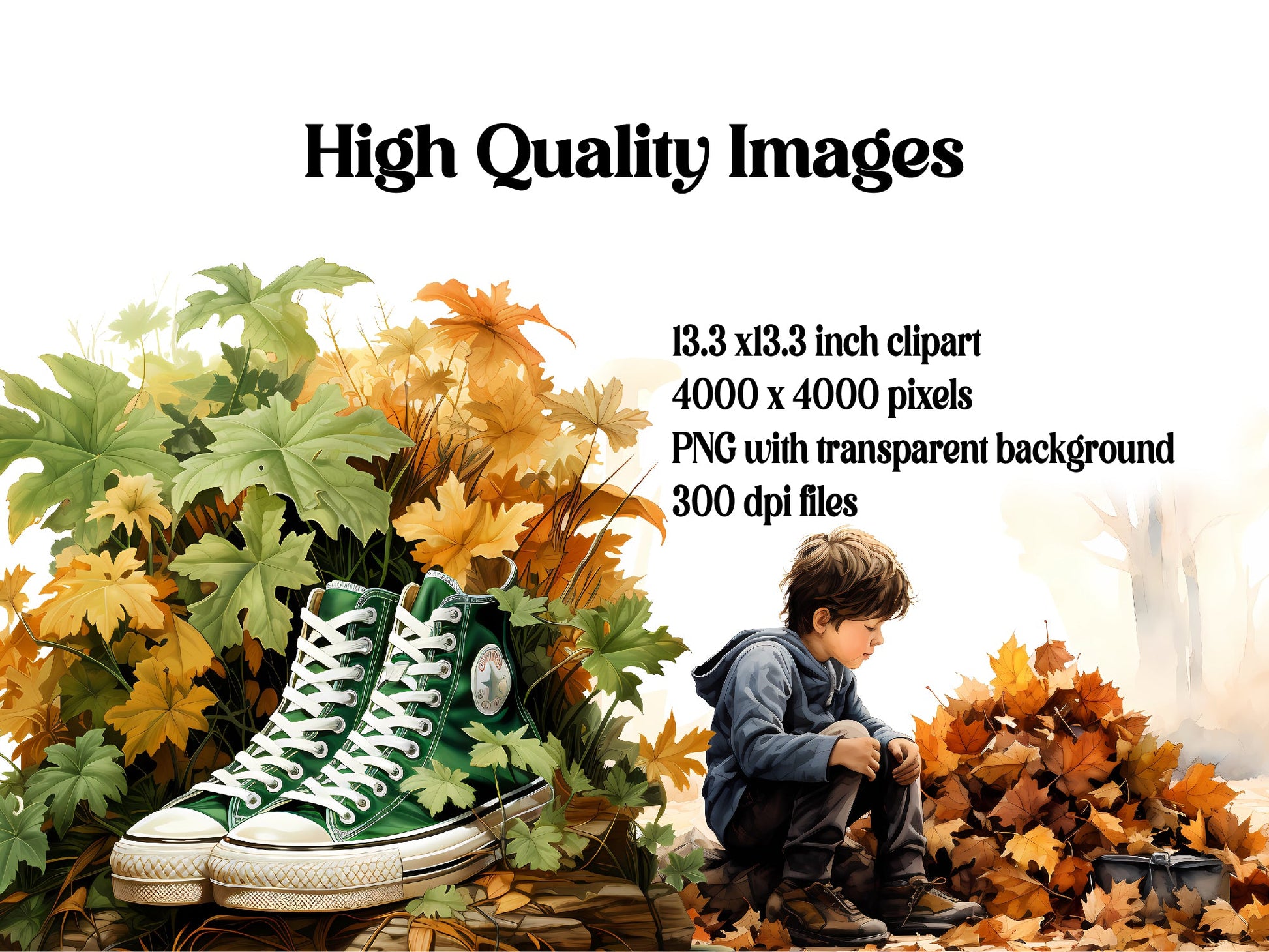 Leaf Pile Fun Clipart - CraftNest