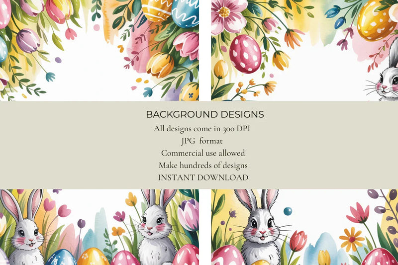 Bright Easter Junk Journal Papers - CraftNest - Digital Crafting and Art