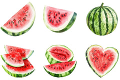 Summer Watermelon Clipart Bundle - CraftNest - Digital Crafting and Art