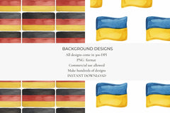 Flags of the World Seamless Papers - CraftNest - Digital Crafting and Art