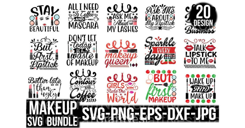 Makeup Design Bundle - CraftNest - Digital Crafting and Art