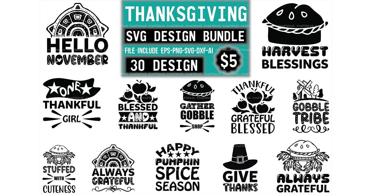 Thank You SVG Bundle