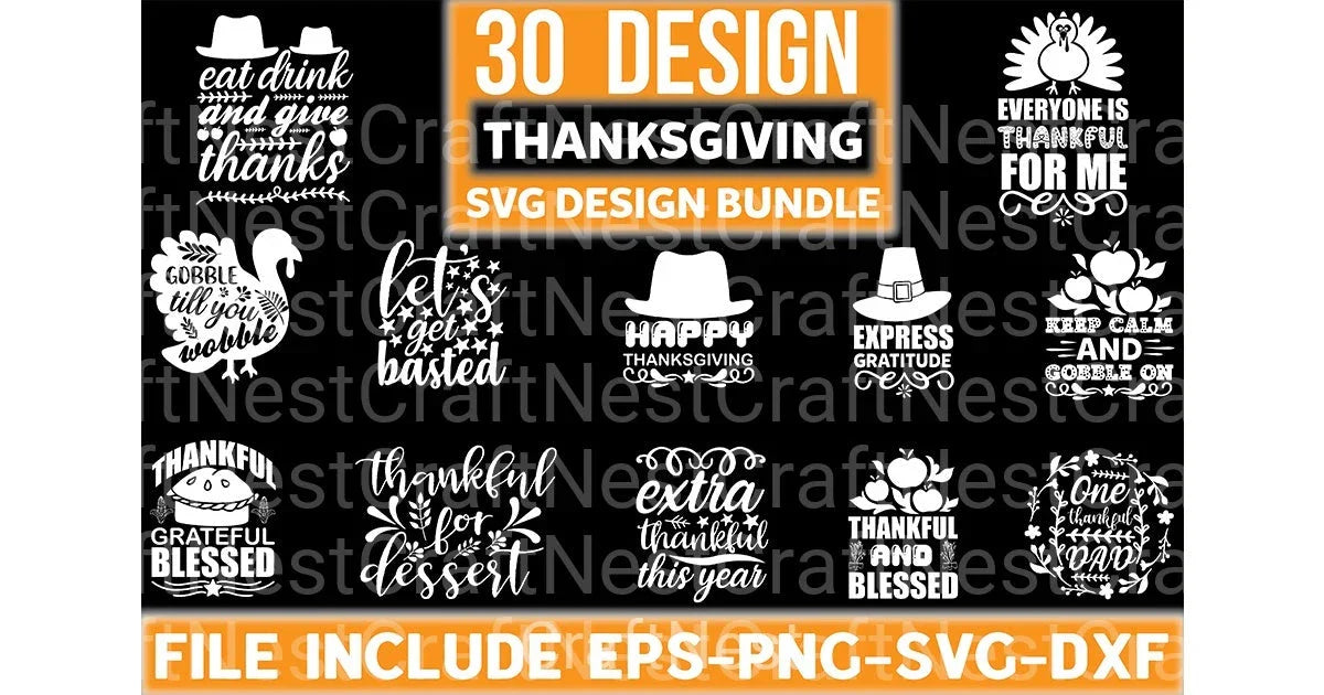 Thaking Bundle - CraftNest - Digital Crafting and Art