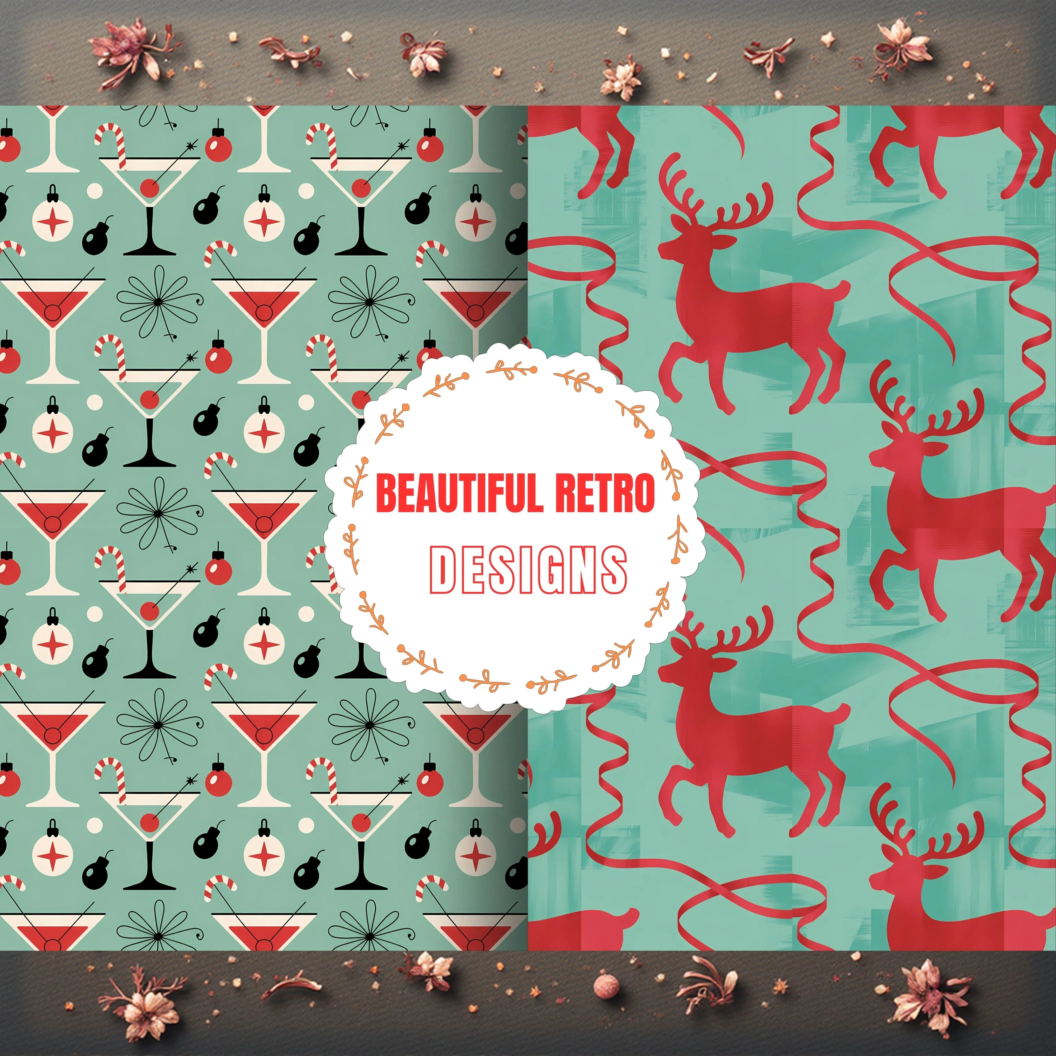 Vintage Christmas Clipart Bundle - CraftNest - Digital Crafting and Art