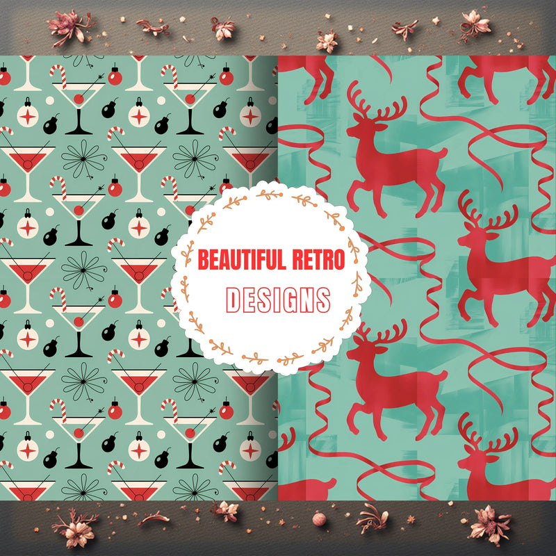 Vintage Christmas Clipart Bundle - CraftNest - Digital Crafting and Art