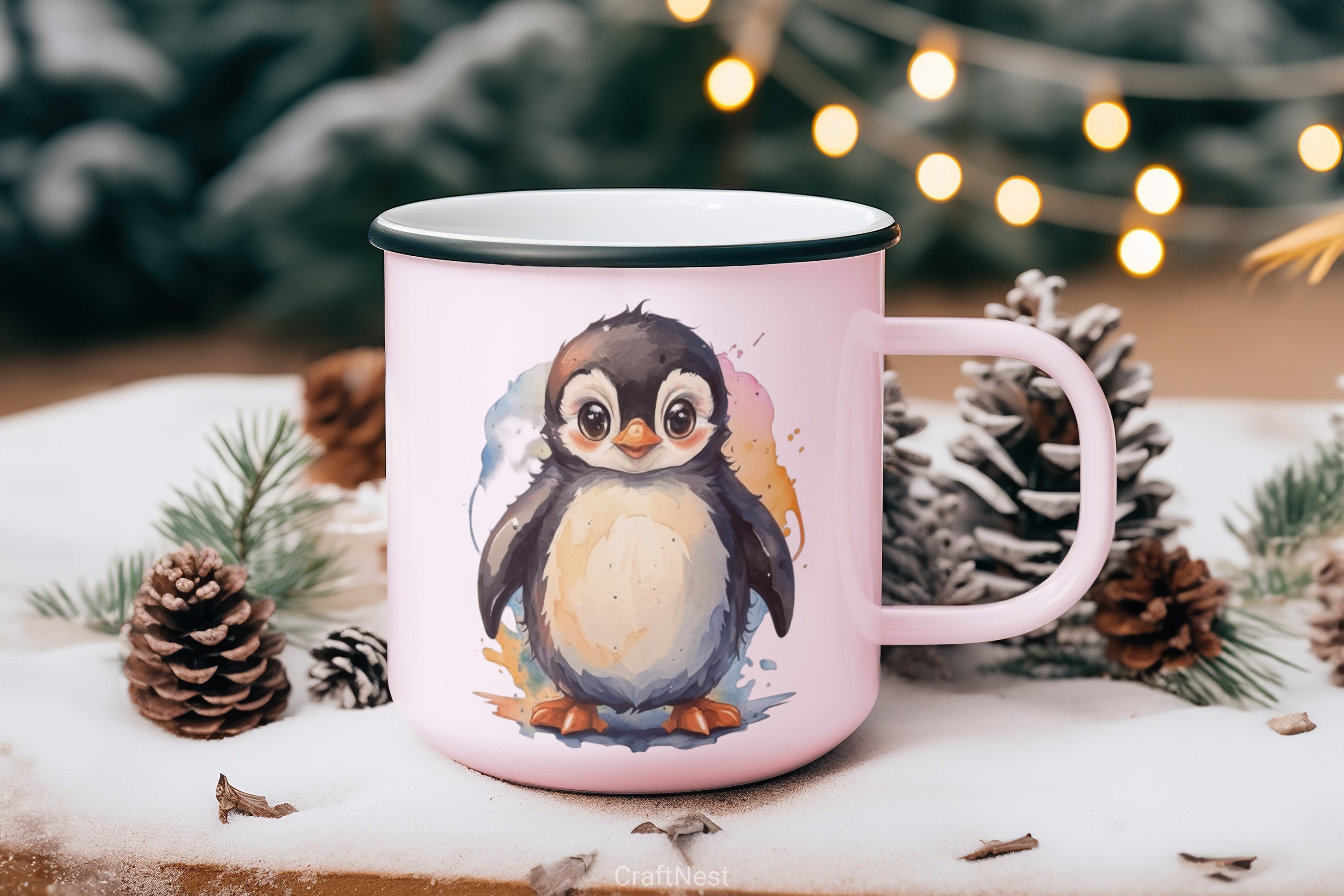 Cute Penguin Clipart Bundle 3