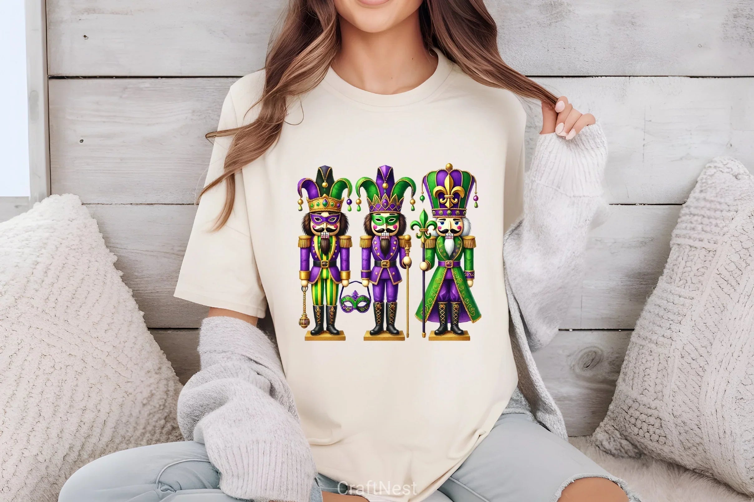 Nutcracker Mardi Gras Clipart Bundle - CraftNest - Digital Crafting and Art