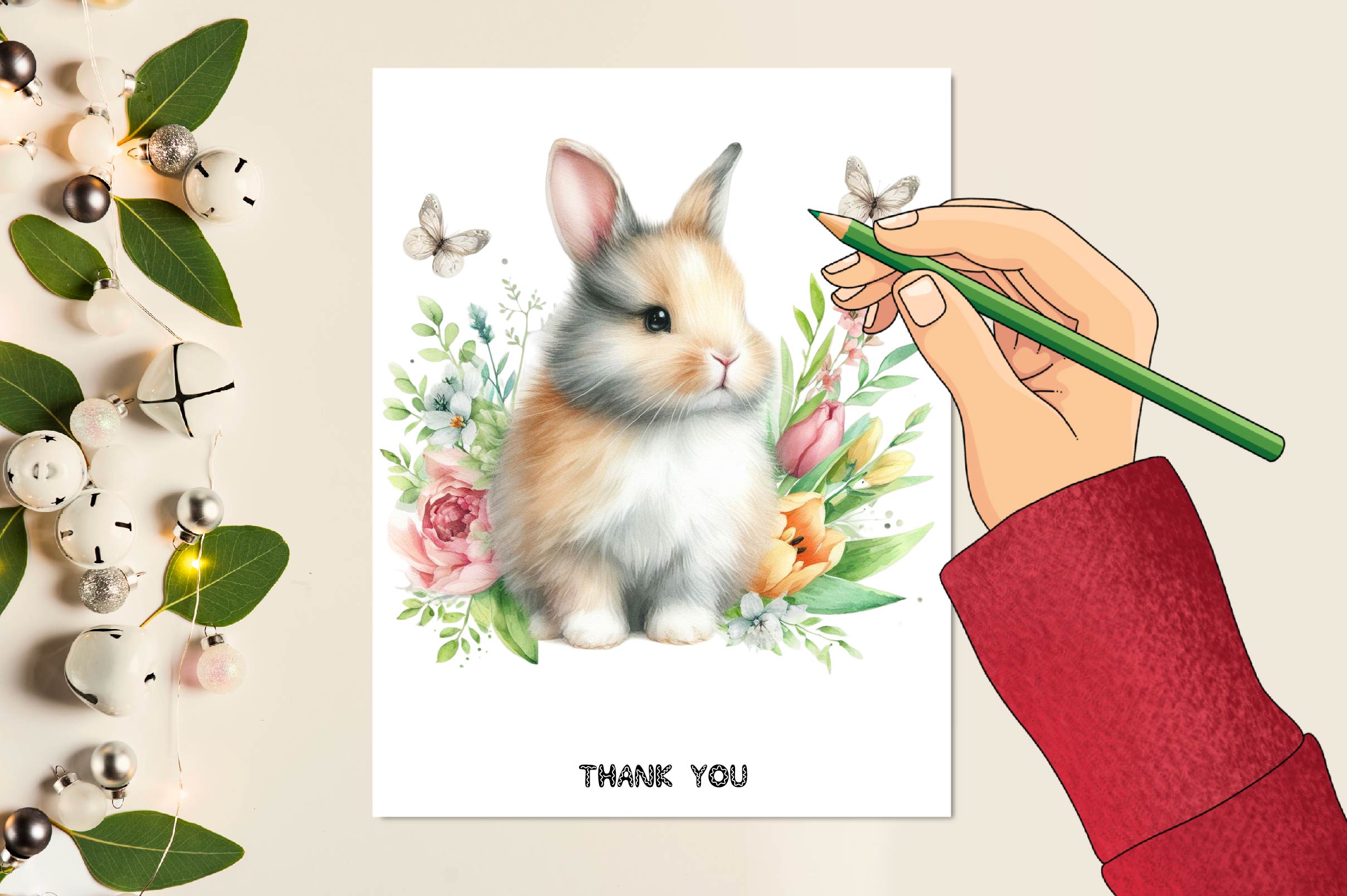 Easter Bunny Clipart Bundle 9