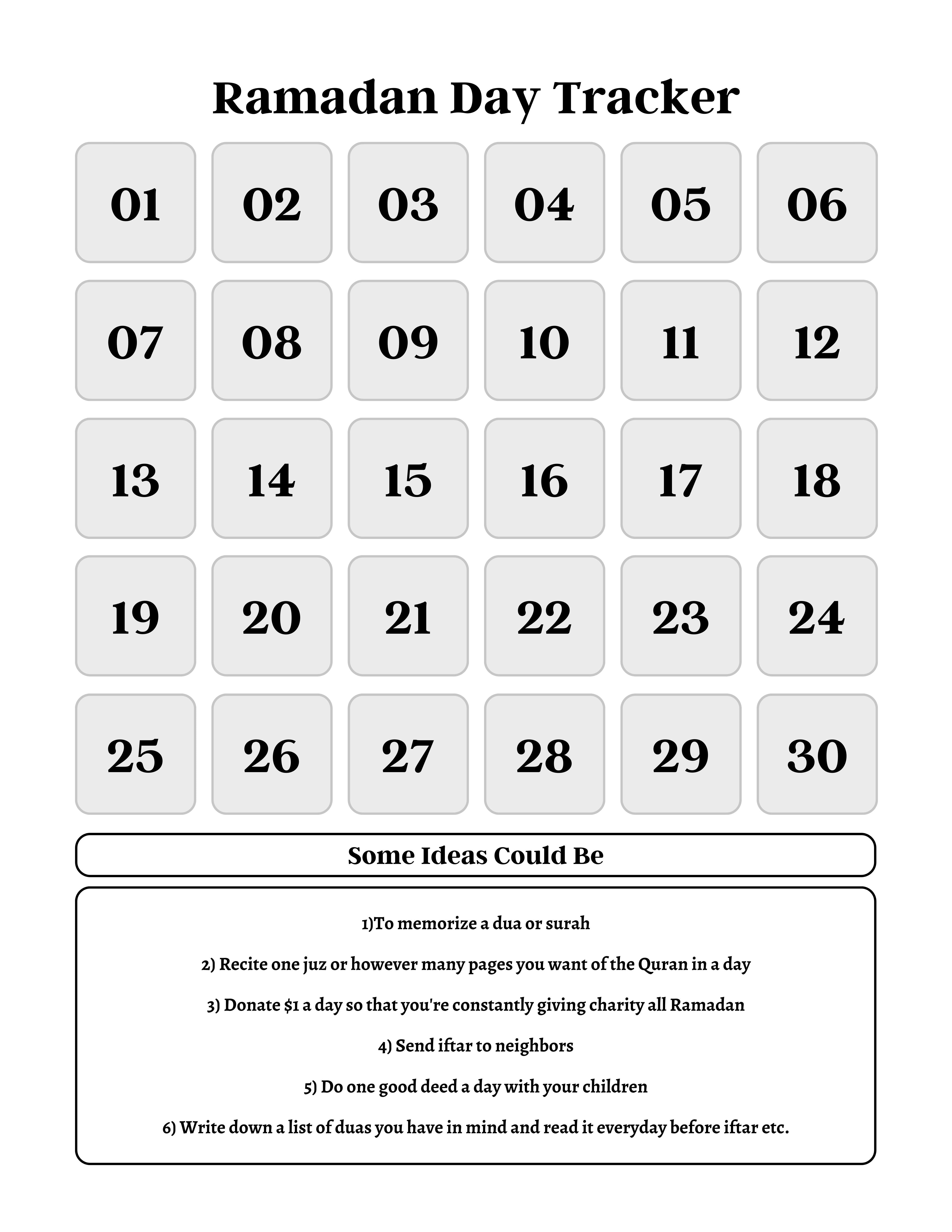 Ramadan Planner Canva KDP Planner