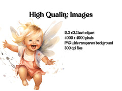 Baby Fairies Clipart - CraftNest