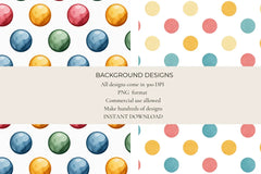 Simple Dots Seamless Papers - CraftNest - Digital Crafting and Art