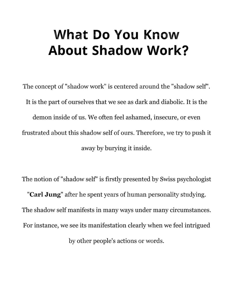 Shadow Work Prompts for Personal Growth - CraftNest - Digital Crafting and Art
