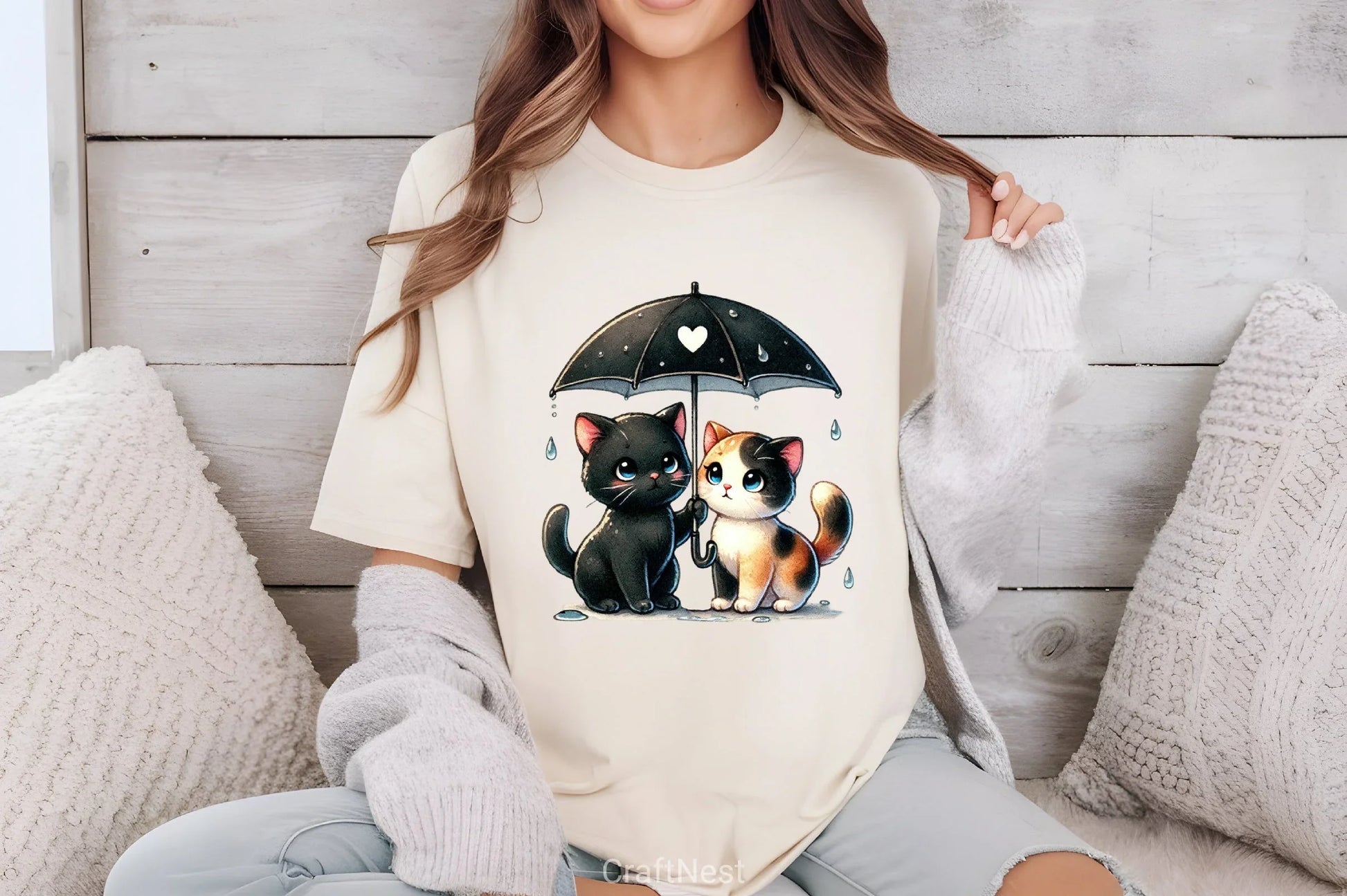 Valentine Cat Couple Clipart Bundle - CraftNest - Digital Crafting and Art