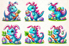 Easter Dragons Clipart Bundle - CraftNest - Digital Crafting and Art