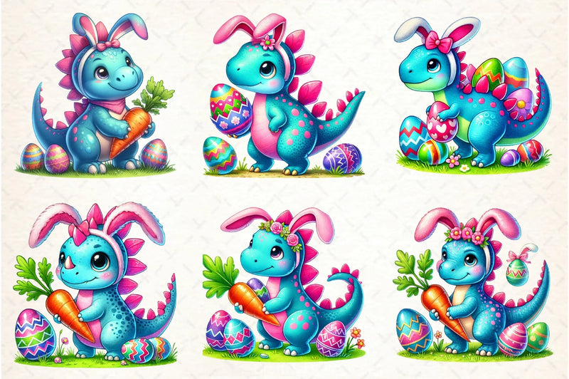 Easter Dragons Clipart Bundle - CraftNest - Digital Crafting and Art