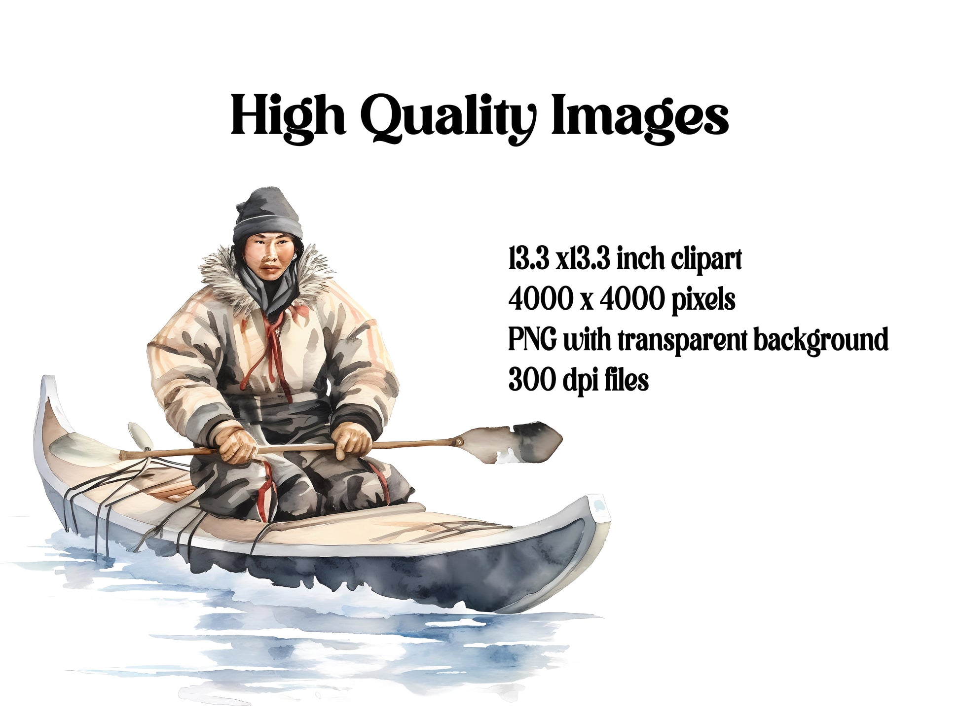 Traditional Eskimo Clipart - CraftNest