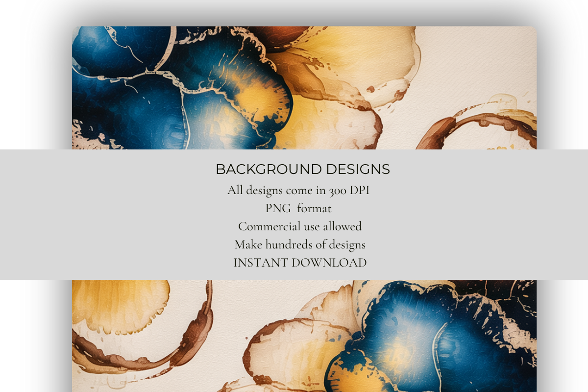 Ink Bleed & Water Stains Background Papers