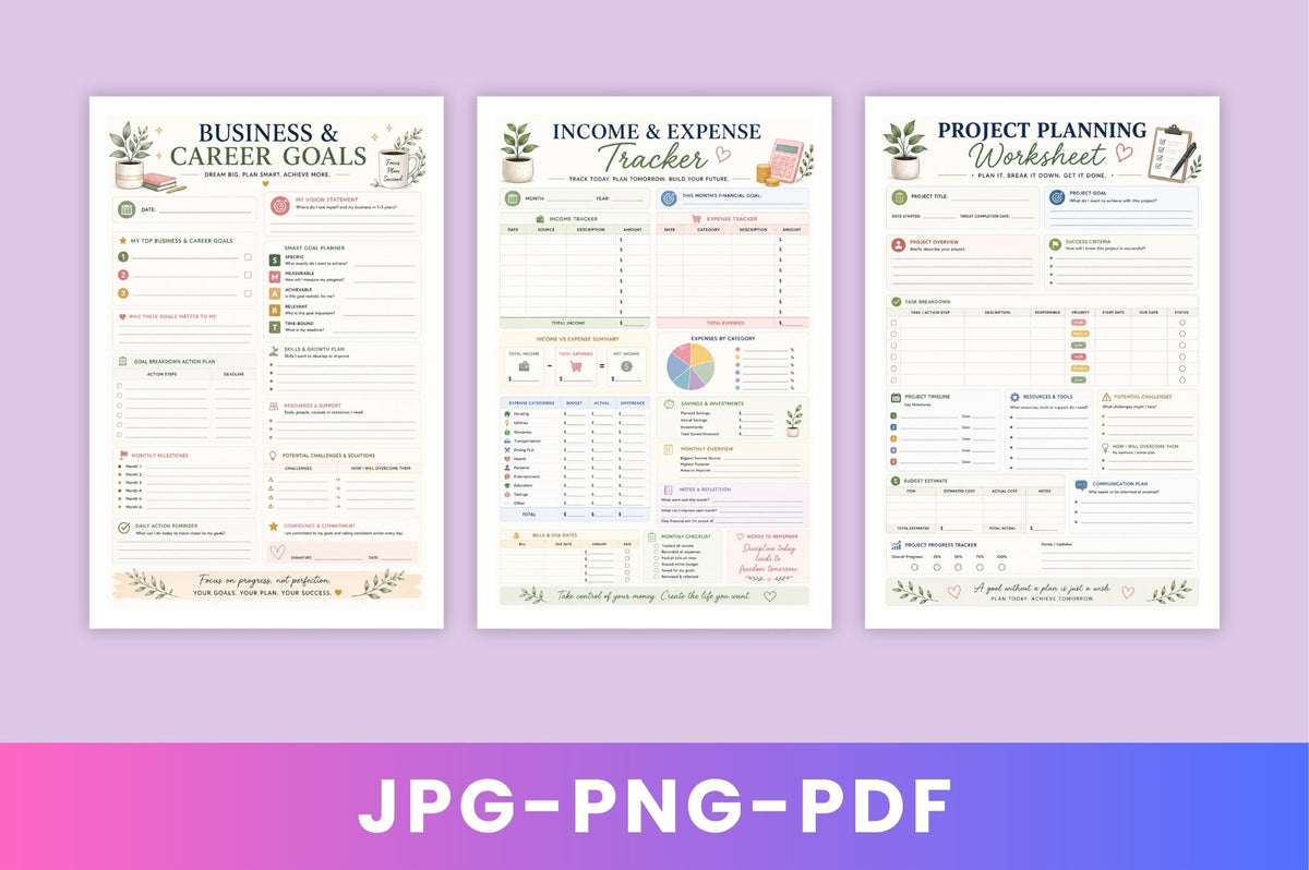 The Ambitious Woman Success Planner