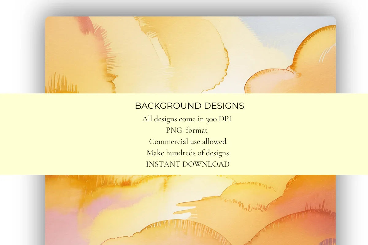 Golden Skies Background Papers - CraftNest - Digital Crafting and Art