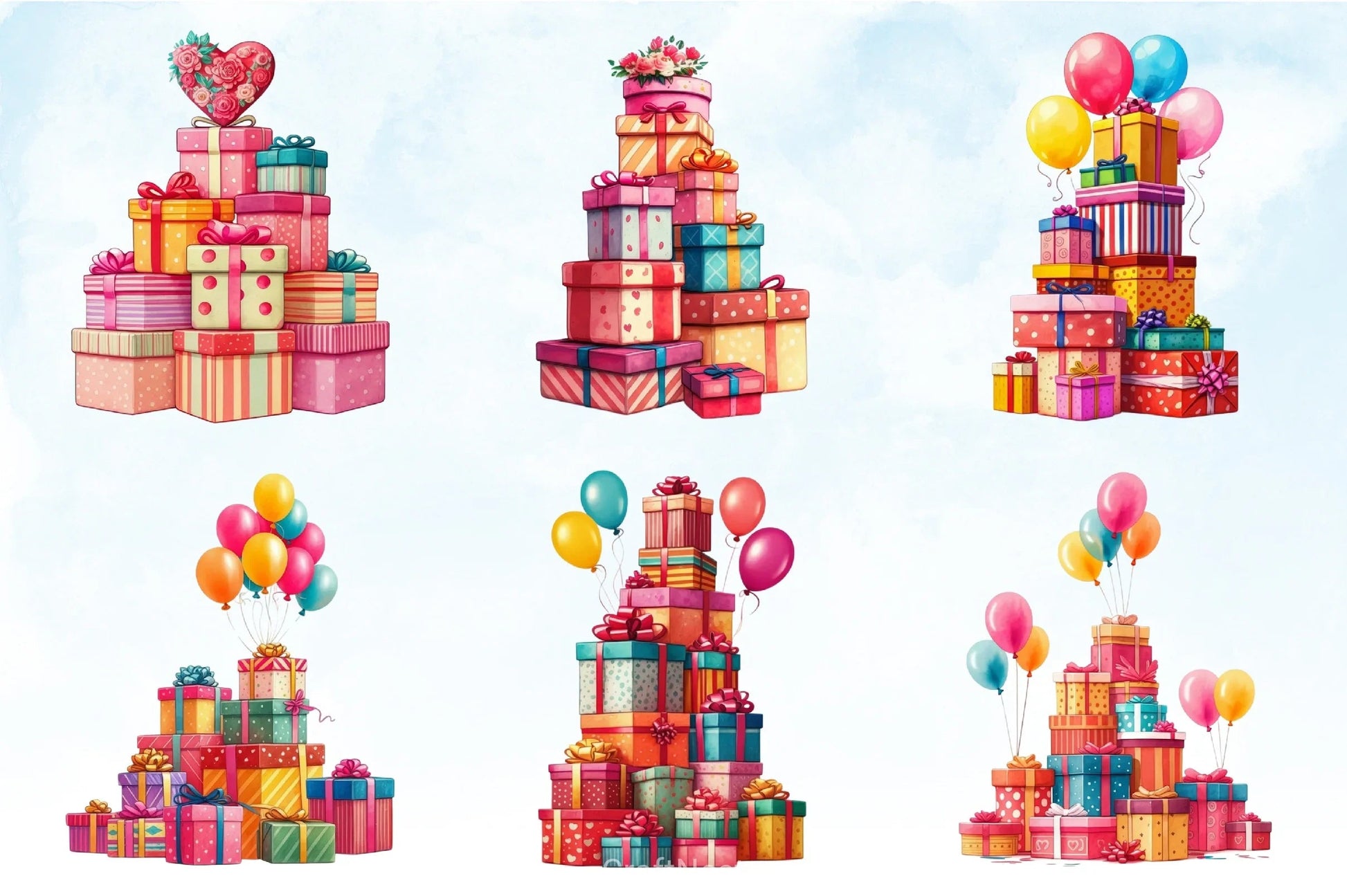 Valentine's Day Gift Box Clipart Bundle - CraftNest - Digital Crafting and Art