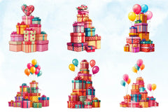 Valentine's Day Gift Box Clipart Bundle - CraftNest - Digital Crafting and Art