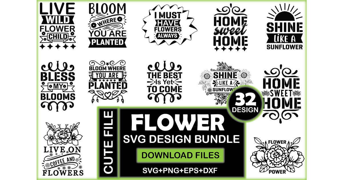 Flower SVG Bundle 1