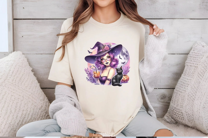 Halloween Witch Girl Clipart Bundle 1 - CraftNest - Digital Crafting and Art