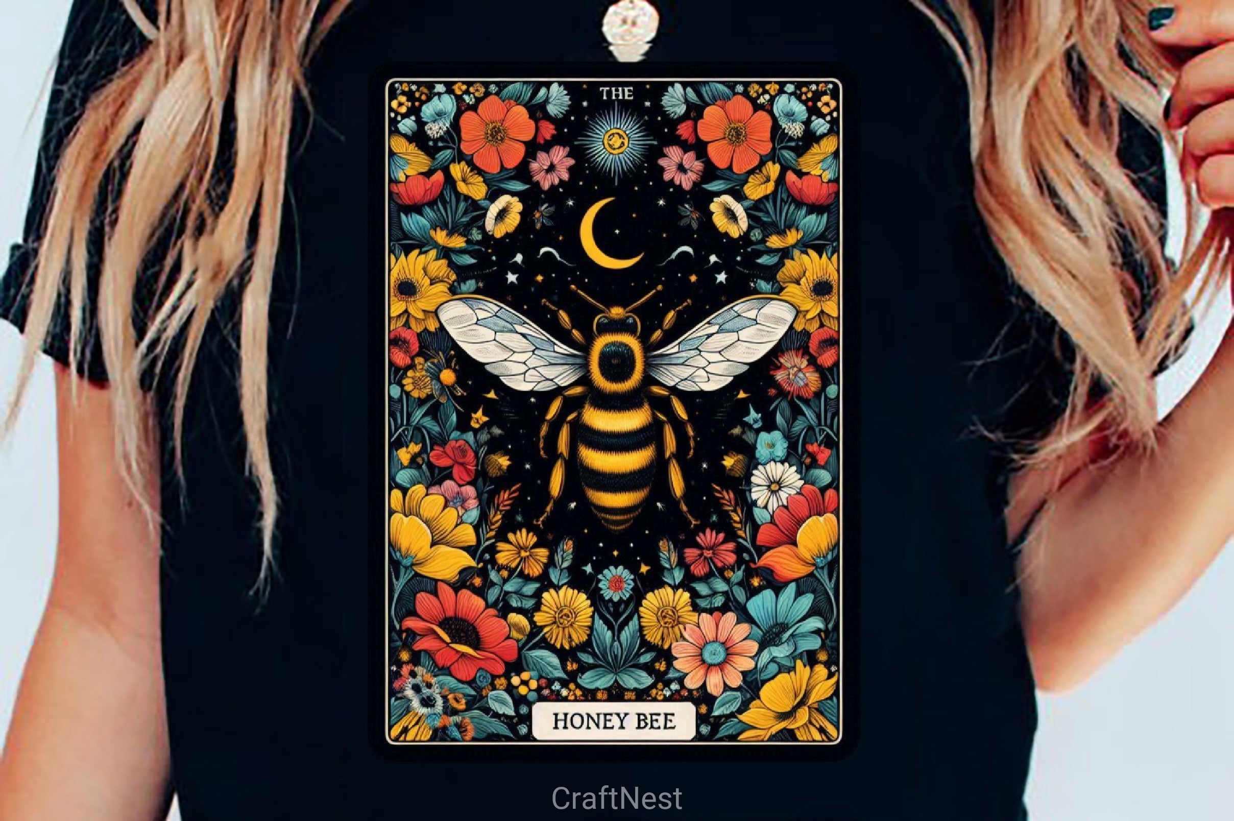Honey Bee Tarot Card Clipart Bundle 15