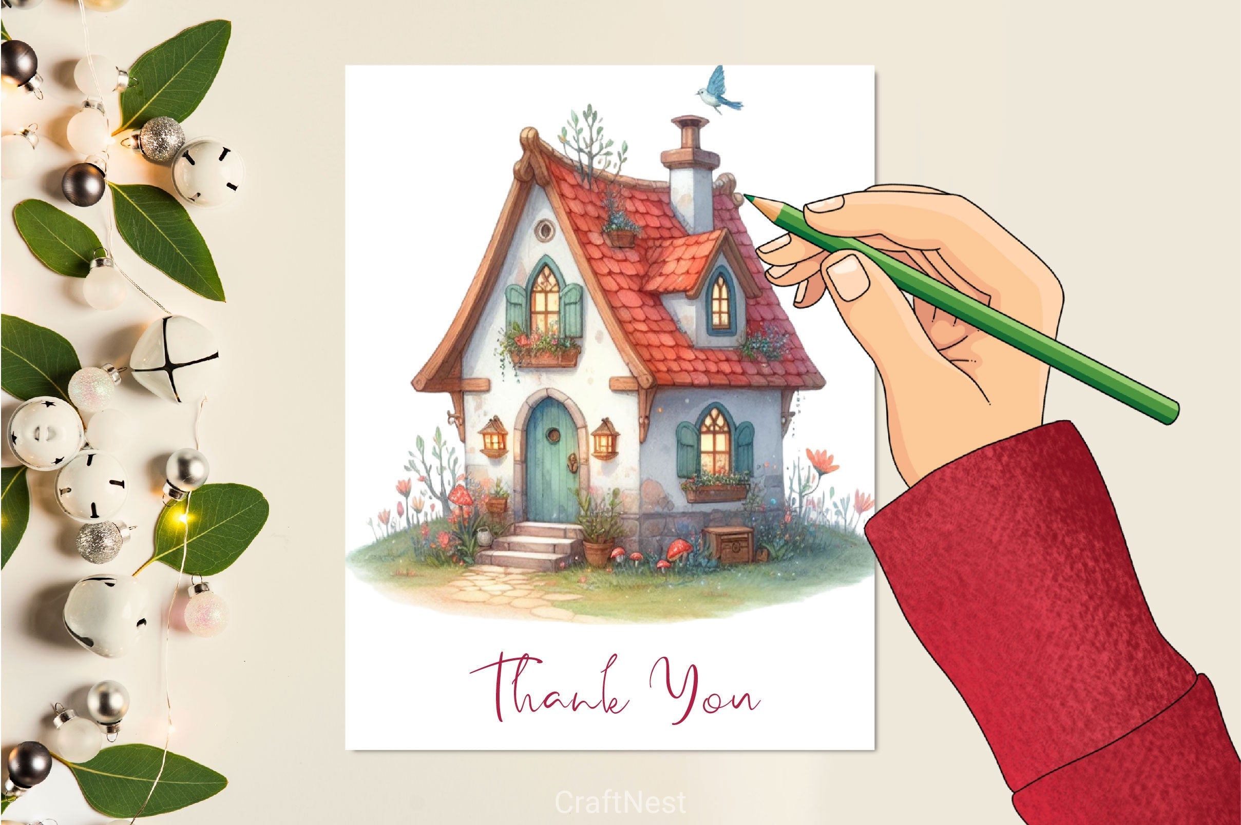 Fairy House Clipart Bundle 2