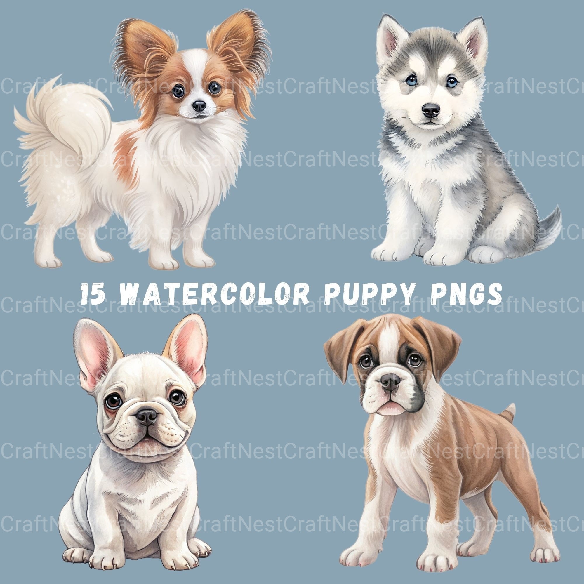Puppies Clipart Bundle