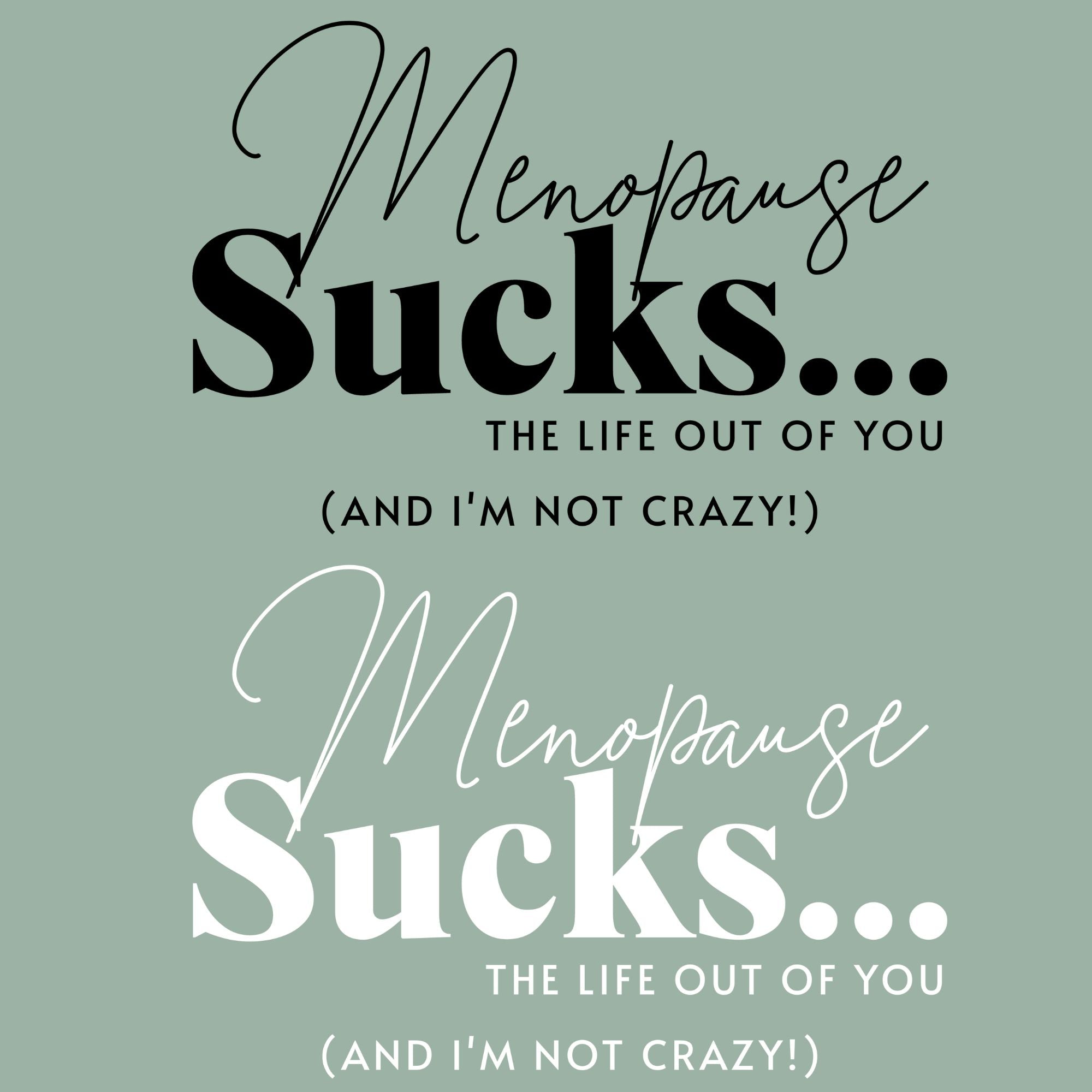 Menopause Sucks Clipart Bundle