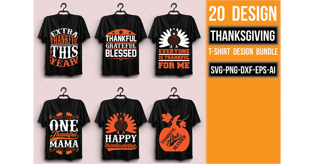 Thanksgiving T Shirt Bundle 3