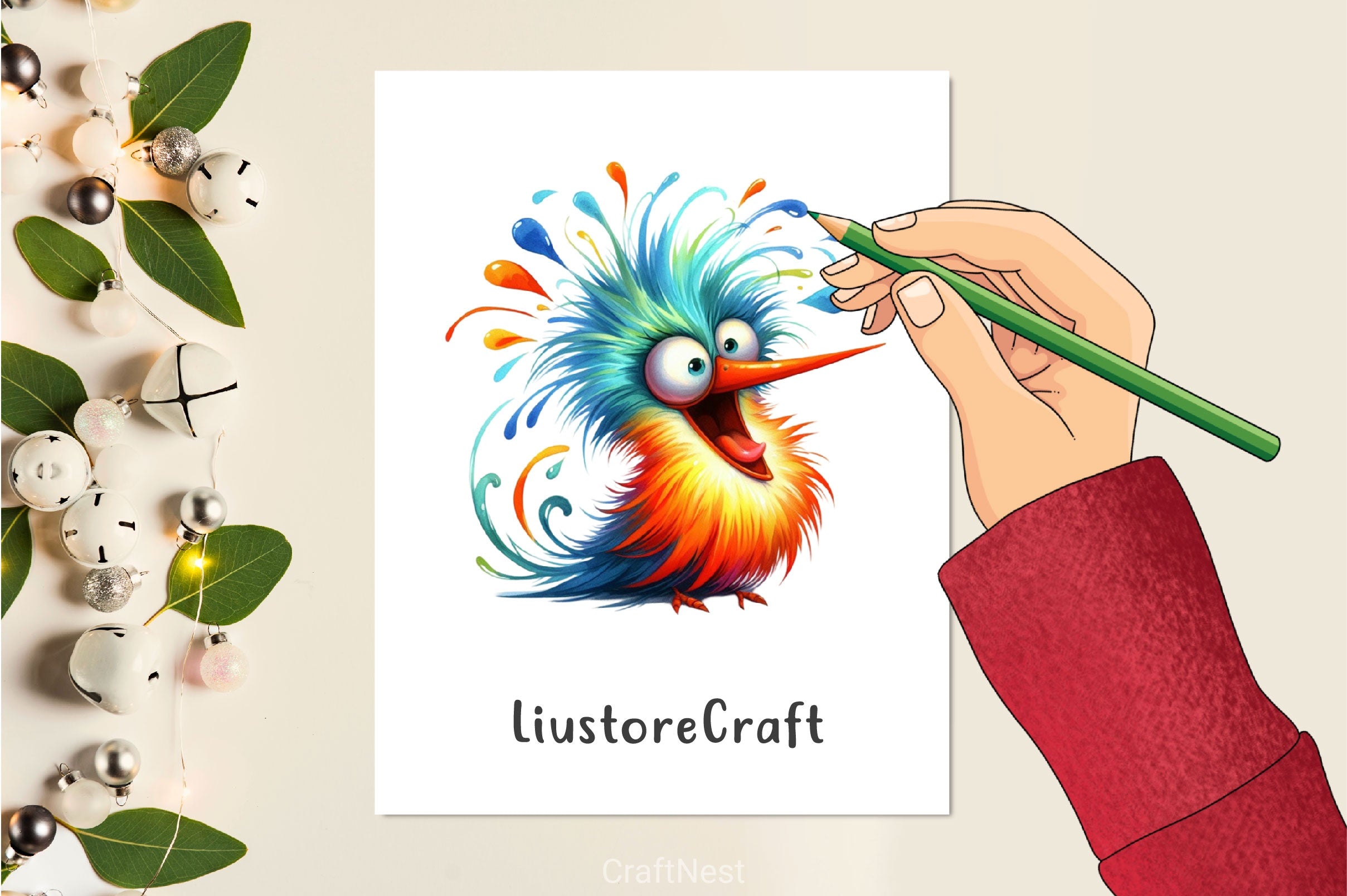 Funny Bird Clipart Bundle 8