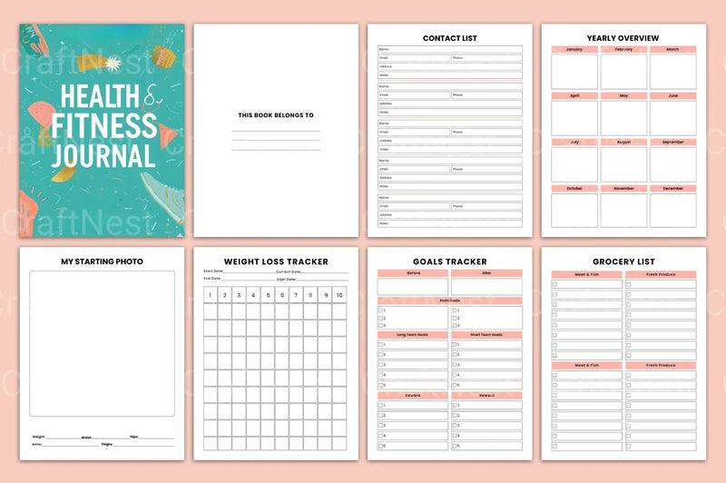 Health and Fitness Guide - CraftNest - Digital Crafting and Art