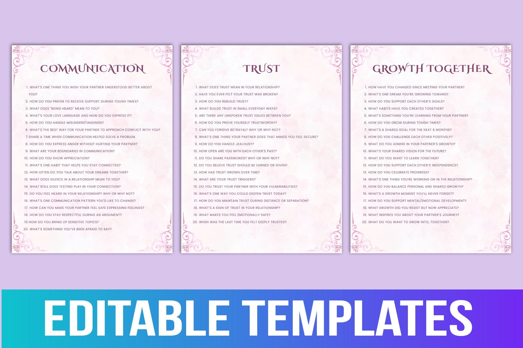Relationship Prompts for Deeper Connections