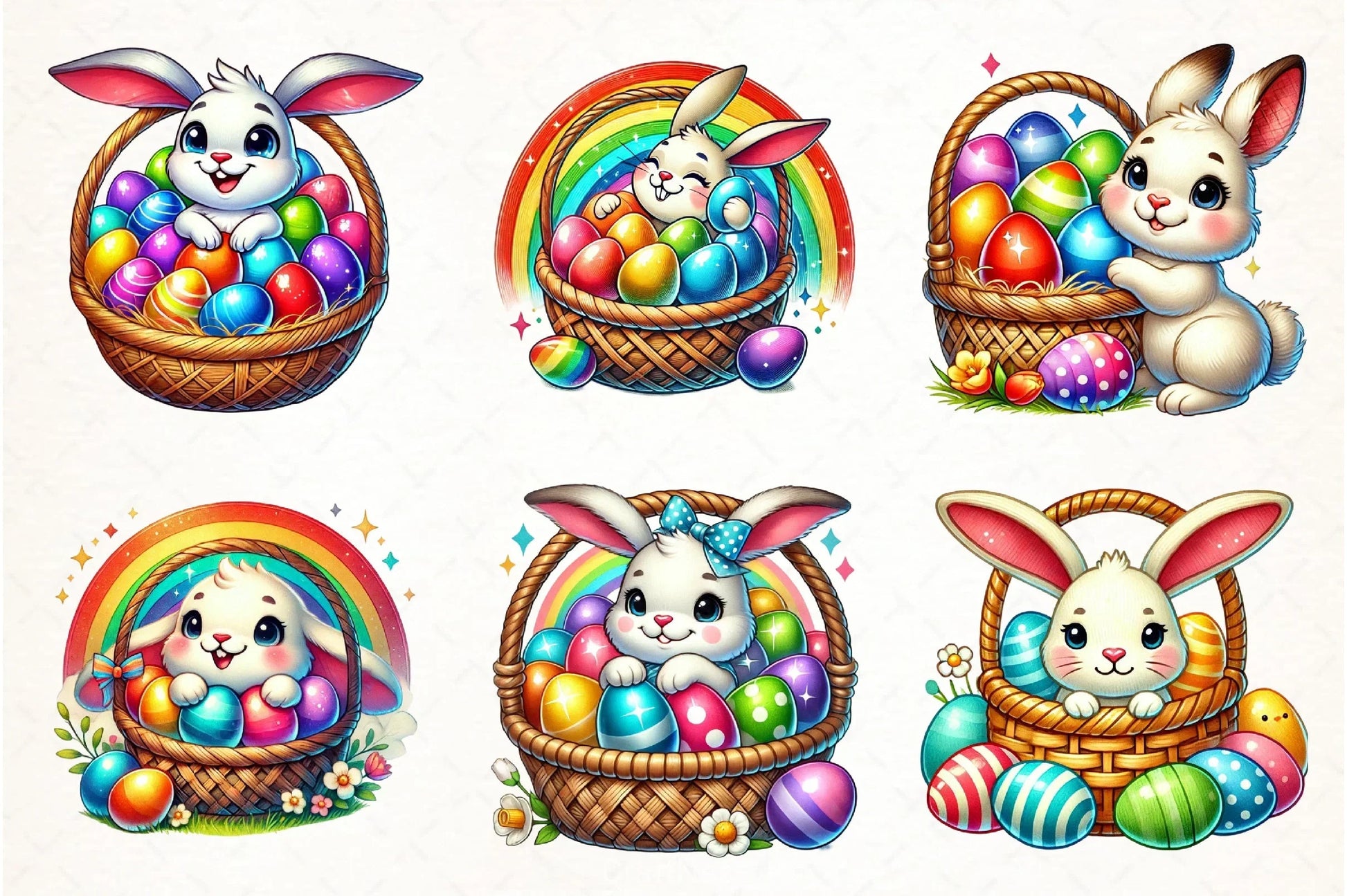 Easter Basket Clipart Bundle - CraftNest - Digital Crafting and Art