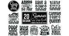 Summer Design SVG Bundle - CraftNest - Digital Crafting and Art