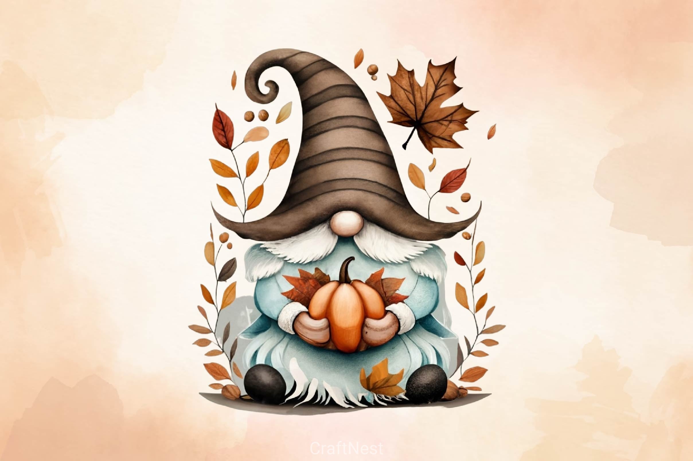 Autumn Gnome Clipart Bundle 3