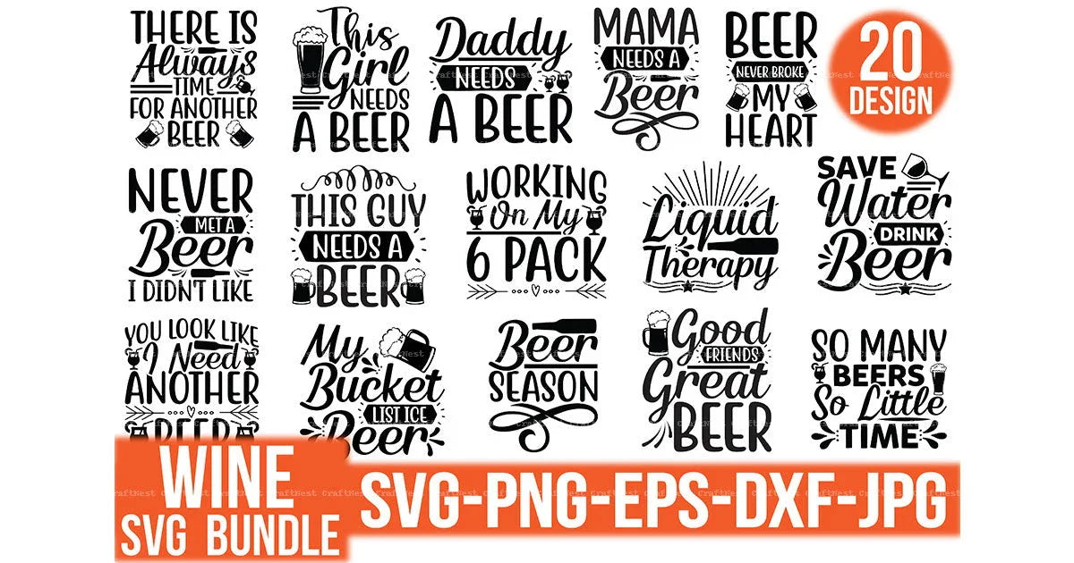 Beer Design SVG Bundle