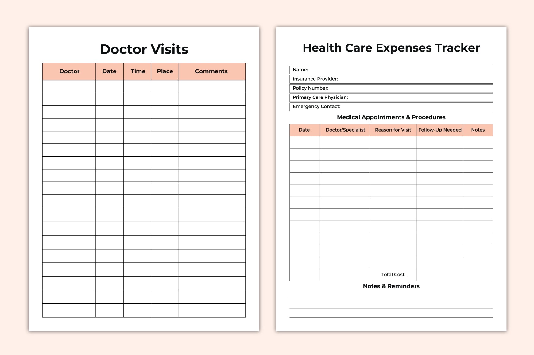EREPLACEncy Ready Binder Planner