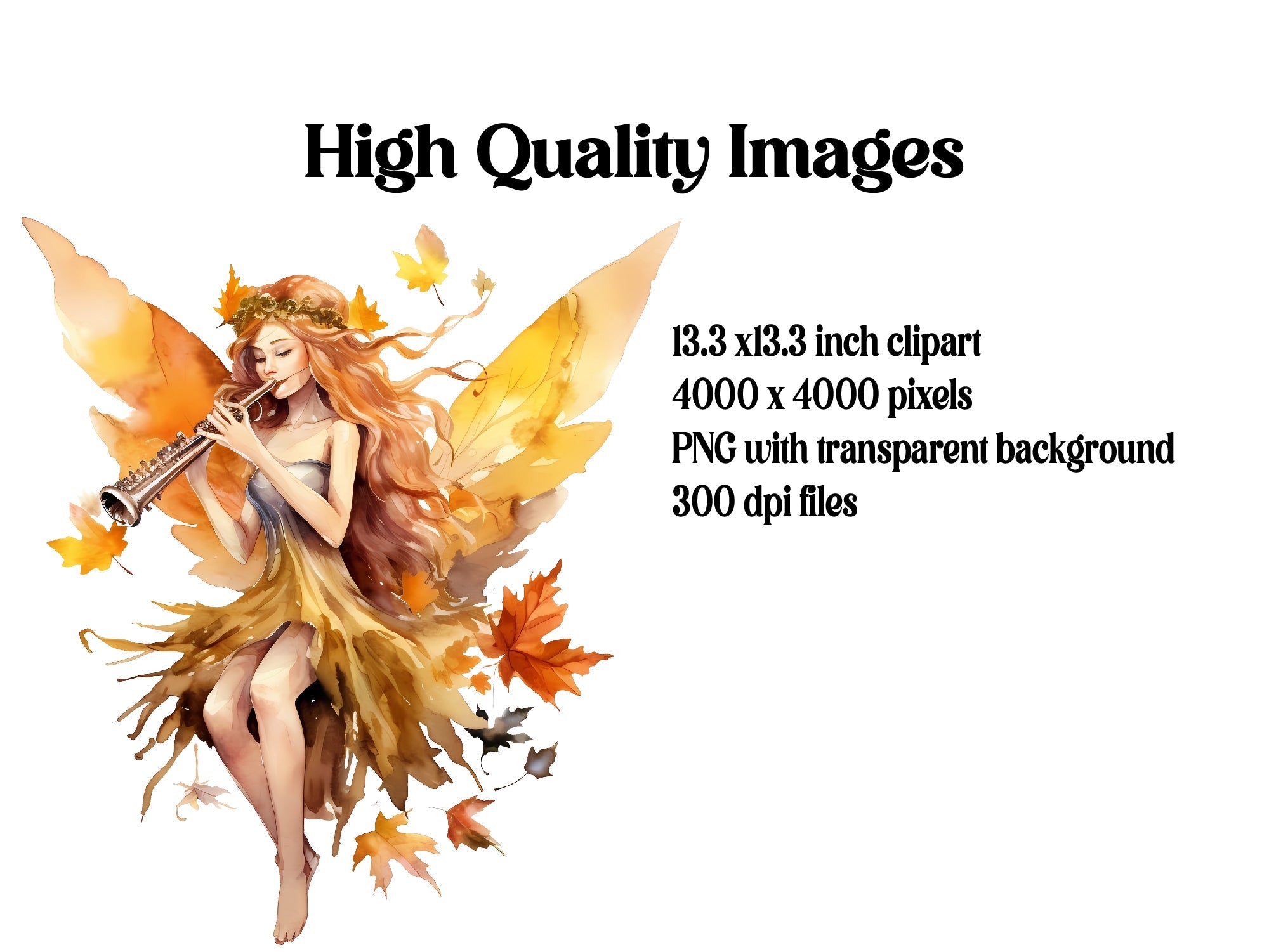 Autumn Harvest Fairies Clipart - CraftNest