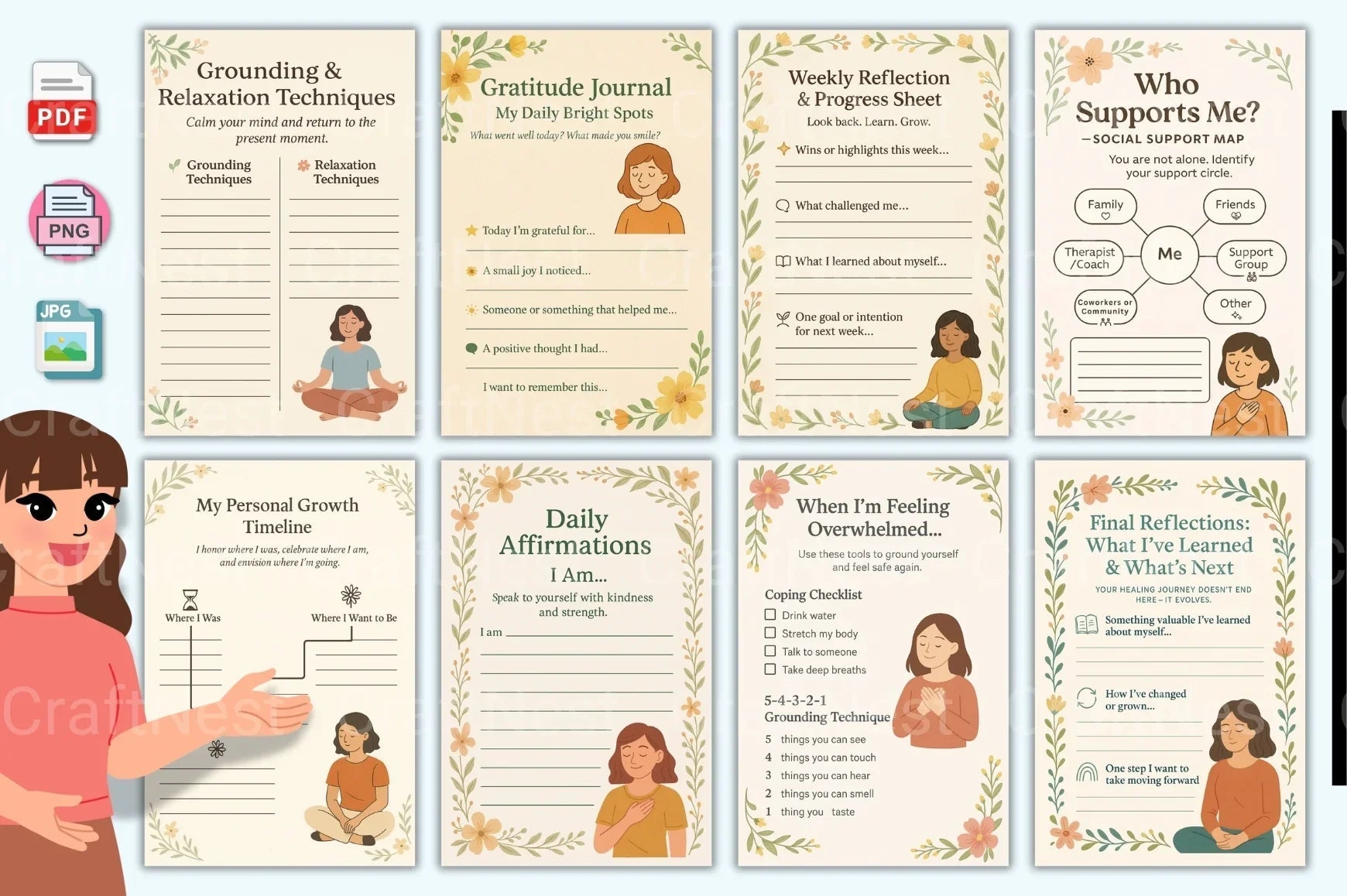 CBT Workbook for Inner Healing - CraftNest - Digital Crafting and Art