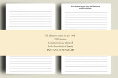 Anti Anxiety Mindfulness Prompt Journal KDP Planner - CraftNest - Digital Crafting and Art