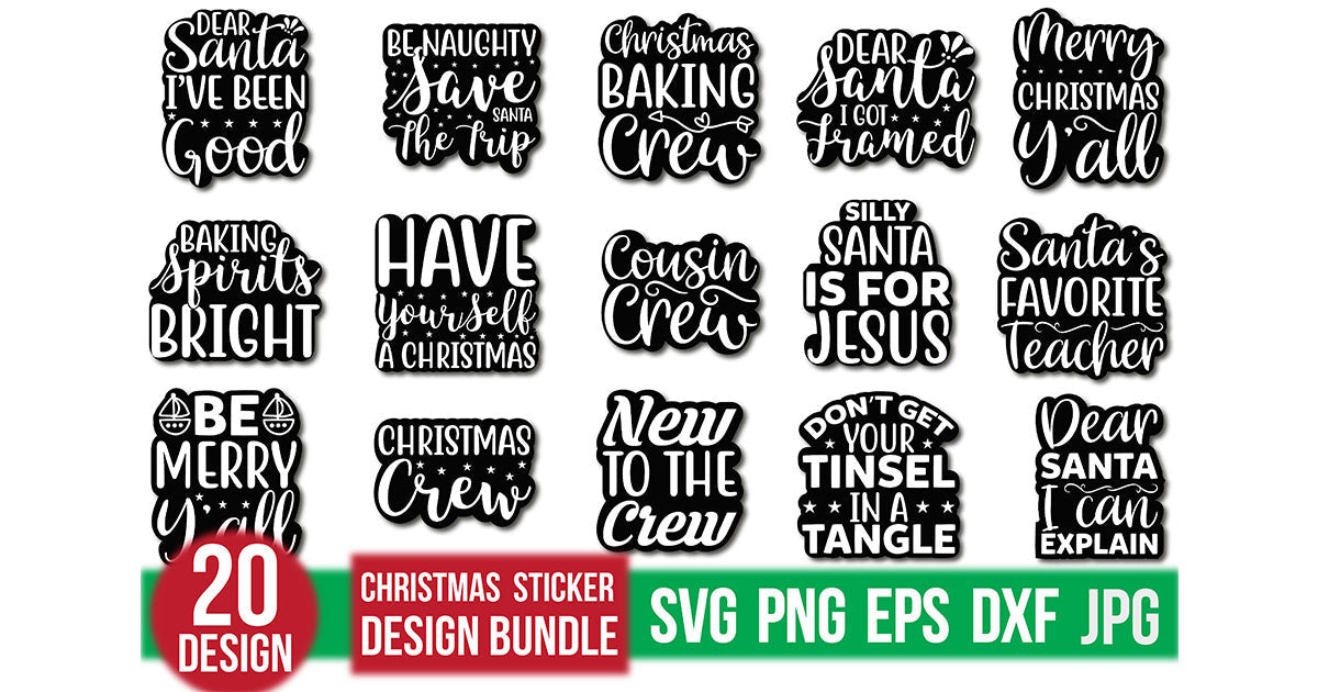 Christmas Sticker Bundle