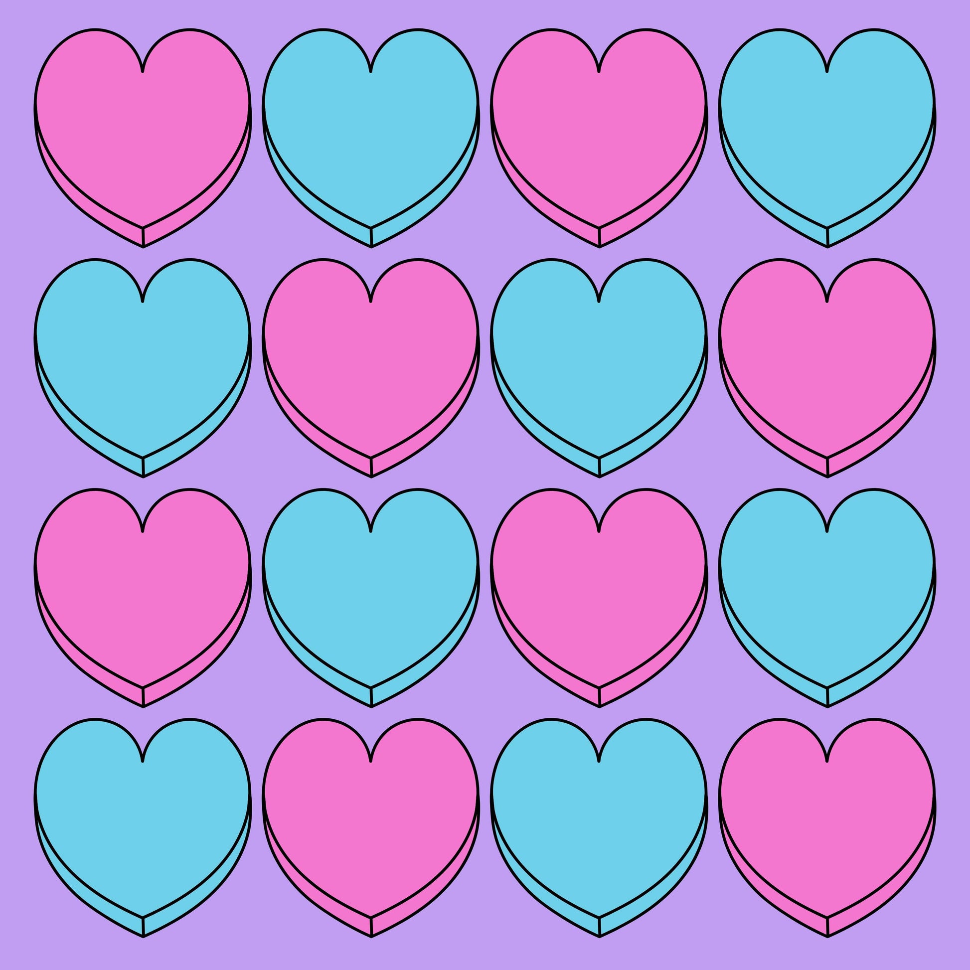 Valentine Seamless Digital Paper 6 - CraftNest - Digital Crafting and Art