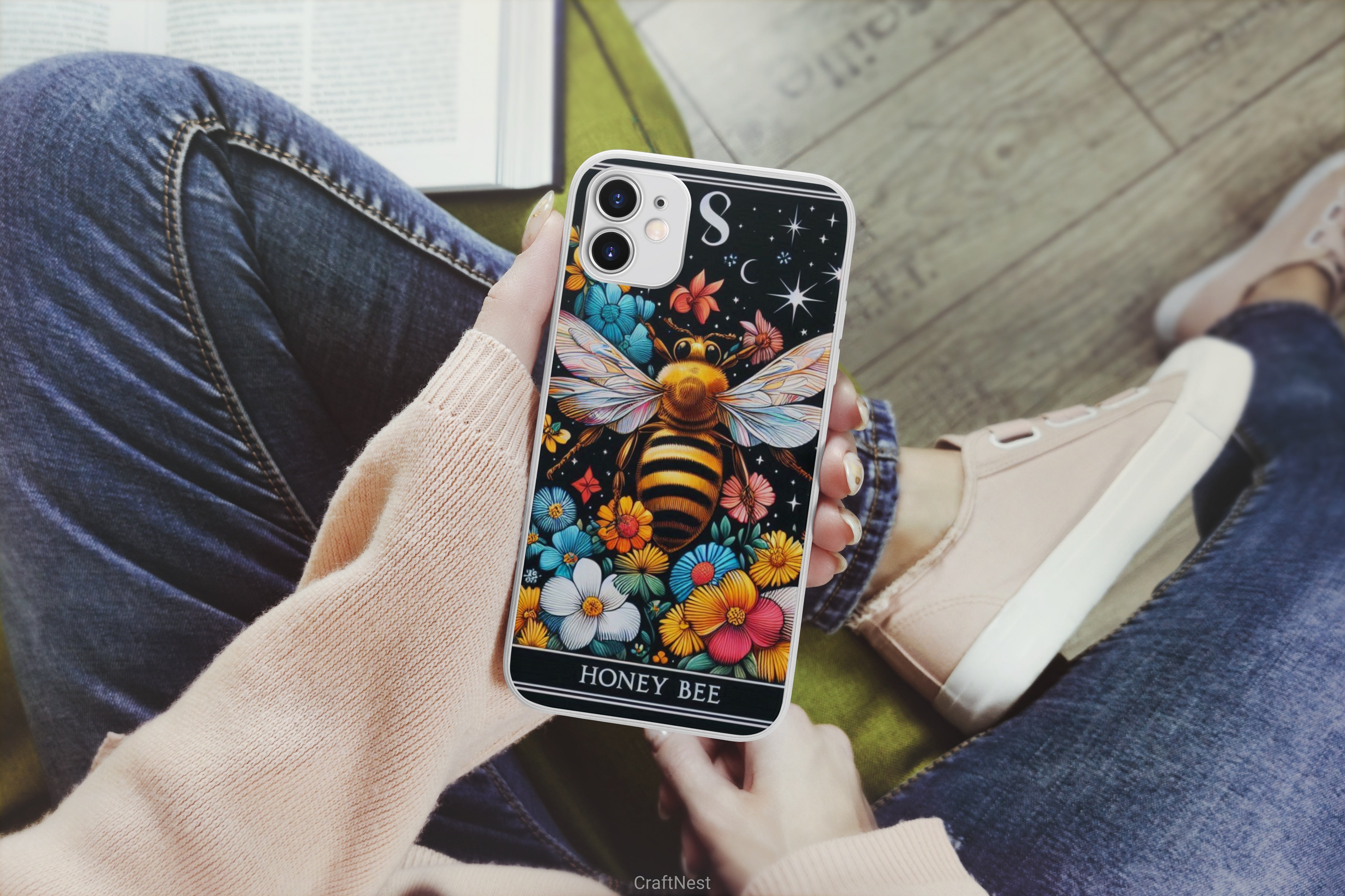 Honey Bee Tarot Card Clipart Bundle 16