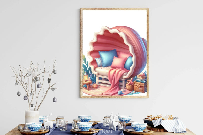 Cozy Seashell Clipart Bundle - CraftNest - Digital Crafting and Art