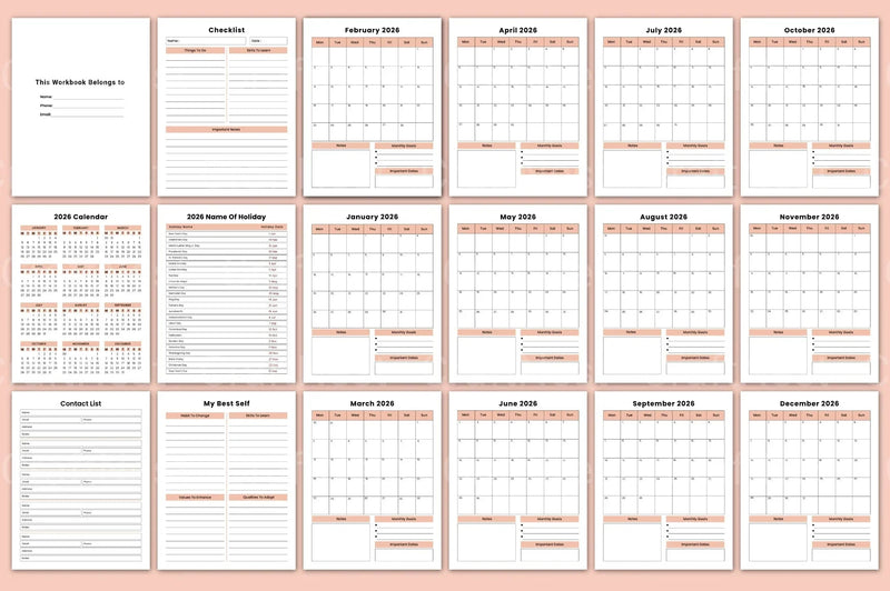 Dream Big Vision Workbook for Goal Setting - CraftNest - Digital Crafting and Art