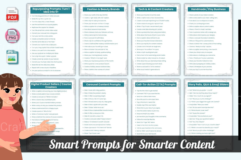 Smart Prompts for Smarter Content - CraftNest - Digital Crafting and Art