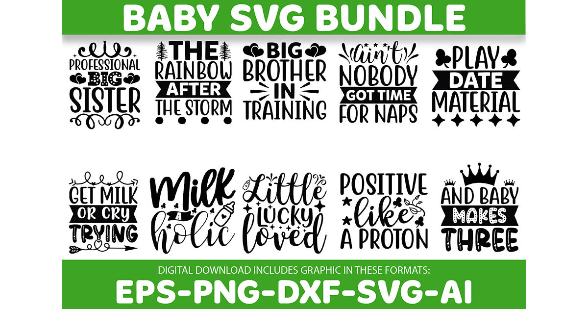 Baby SVG Bundle 10
